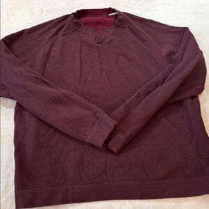 Tommy Bahama reversible long sleeve shirt sweater pullover Mens XXL Maroon